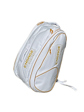 Load image into Gallery viewer, Pickleball Team Bag Backpack: White with Gold Accents