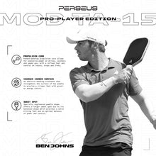 Load image into Gallery viewer, Perseus 14mm MOD TA-15 Pro Players Edition Pickleball Paddle