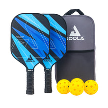 Load image into Gallery viewer, Ben Johns Blue Lightning Pickleball Set
