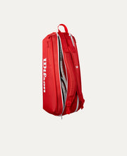 Load image into Gallery viewer, Super Tour Red 6PK Racquet Bag 2025