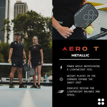 Load image into Gallery viewer, Pro Aero Metallic T 16mm Pickleball Paddle
