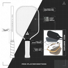 Load image into Gallery viewer, Perseus 16mm MOD TA-15 Pro Players Edition Pickleball Paddle
